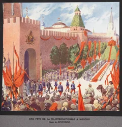 Celebração da Terceira Internacional, Moscovo