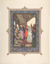 Ilustração para o conto de fadas Snegurochka, c. 1925