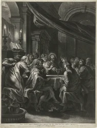 Cristo e os apóstolos na Última Ceia