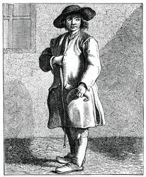 Uma limpeza de chaminé, 1737-1742.