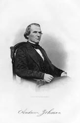 Andrew Johnson, 16º Presidente dos Estados Unidos, 1862-1867.