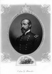 General George Meade, oficial do Exército dos EUA e engenheiro civil, 1862-1867.