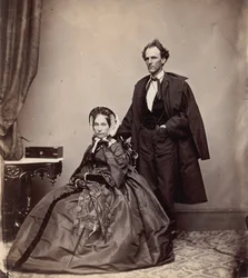 [Senador e Sra. James Henry Lane], 1861-66.