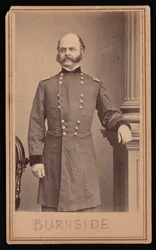 Retrato de Ambrose Everett Burnside 1824-1881, por volta de 1860.