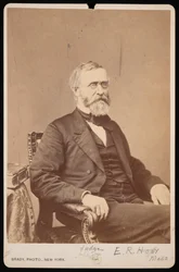 Retrato de Ebenezer Rockwood Hoar 1816-1895, antes de 1895.
