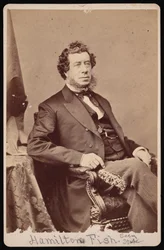 Retrato de Hamilton Fish 1808-1893, antes de 1893.
