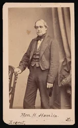 Retrato de Hannibal Hamlin 1809-1891, 1857.