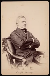 Retrato de Joseph Henry 1797-1878, Entre 1868 e 1878.