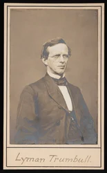 Retrato de Lyman Trumbull 1813-1896, entre 1864 e 1868.