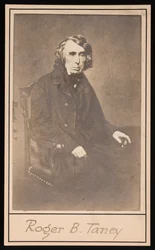 Retrato de Roger Brooke Taney 1777-1864, antes de 1864.