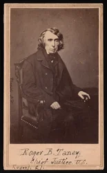 Retrato de Roger Brooke Taney 1777-1864, antes de 1864.