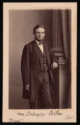 Retrato de Schuyler Colfax 1823-1885, Antes de 1885.