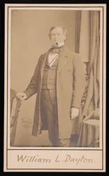 Retrato de William Lewis Dayton 1807-1864, antes de 1864.