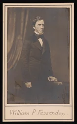 Retrato de William Pitt Fessenden 1806-1869, Antes de 1869.