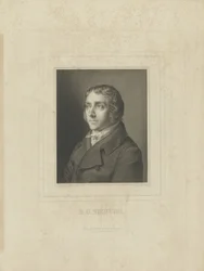 Retrato de Barthold Georg Niebuhr 1776-1831, c. 1830-1840.