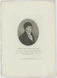 Retrato de Girolamo Crescentini 1762-1846, depois de 1800.