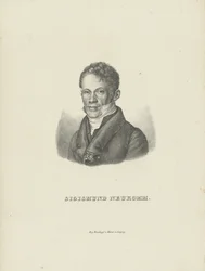 Retrato do pianista e compositor Sigismund von Neukomm 1778-1858, c. 1830