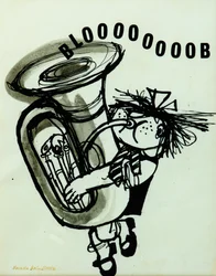 Blooooob! (tinta no papel)