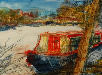 O barco vermelho