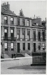 17, Heriot Row, casa de Robert Louis Stevenson e sua família em Edimburgo