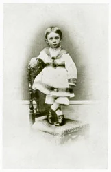 Aubrey Beardsley, com 2 anos e 3 meses