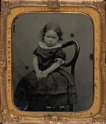 Retrato de uma rapariga,c. 1855 (foto)