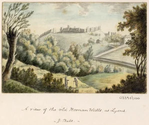 Uma série de esboços, vistas na Grã-Bretanha, no Continente e na América 1772-1778 (aguarela)