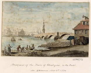 Uma série de esboços, vistas na Grã-Bretanha, no Continente e na América 1772-1778 (aguarela)