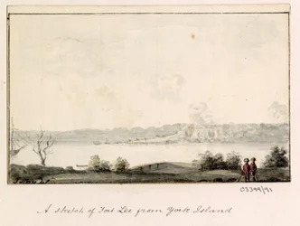 Uma série de esboços, vistas na Grã-Bretanha, Continente e América 1772-1778 (aguarela)
