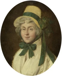 Retrato de Hannah More, c.1800 (óleo sobre cartão de papel)