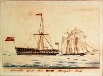 Navio da Guarda de Quarentena "Rhin" Standgate Creek