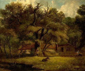 A Herdade (óleo sobre tela)