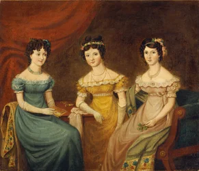 Três irmãs Hughes (óleo sobre tela)