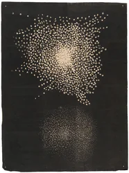 Pendente de parede com dois grupos de estrelas