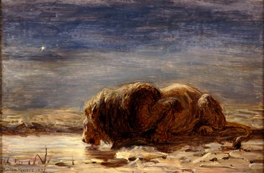O rei bebe, 1875