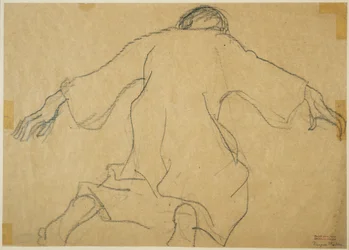Tornar-se e morrer, c.1920 (carvão sobre papel)