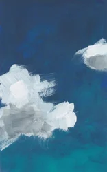 Nuvens azuis abstratas