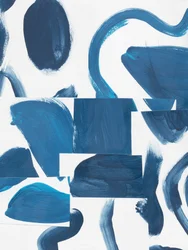 Formas azuis abstratas