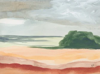 Paisagem desértica abstrata