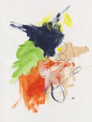 Gestos abstratos vibrantes