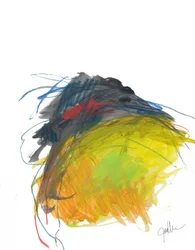 Pinceladas abstratas vibrantes