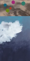 Paisagem de nuvens vibrante