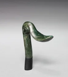 Finial de cabeça de pato, c.1400-1300 aC