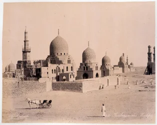 Egito: o túmulo dos kalives - fotografia dos irmãos Zangali, final do século XIX