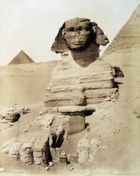 A Esfinge - fotografia dos Irmãos Zangali, final do século XIX
