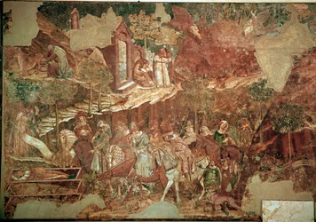 Triunfo da Morte, fresco. Vista de conjunto (fresco)