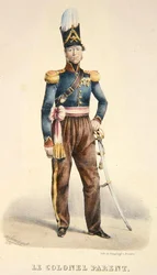 Coronel Pierre Joseph Parent (d.1881) c.1831 (cor litho)