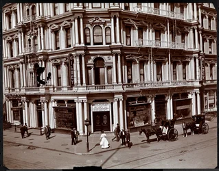 Gilsey House, Broadway e 29th Street, Nova York, c.1905 (impressão em gelatina de prata)
