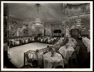Sala Iridium no Hotel St. Regis, 1937 (impressão em gelatina de prata)