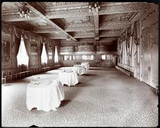 A sala de recepção no Hotel Delmonico, 1902 (impressão de gelatina de prata)
